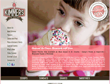 Tablet Screenshot of kimmersicecream.com